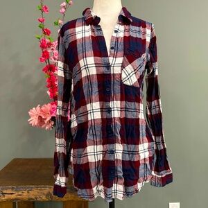 Blue Crush Button Down Long Sleeve